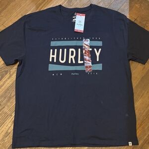 Hurley Navy Blue Short Sleeve Tee